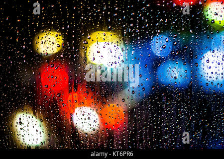 La pluie de décembre Banque D'Images