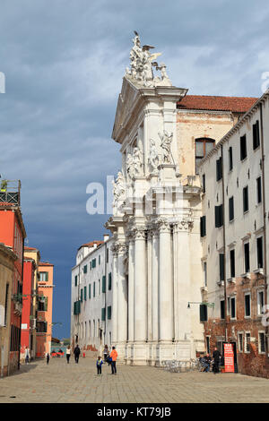 Église Chiesa di Santa Maria Assunta detta I Gesuiti, Cannaregio Banque D'Images