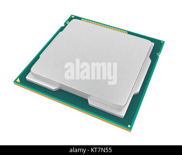 CPU Processeur ordinateur isolé Banque D'Images