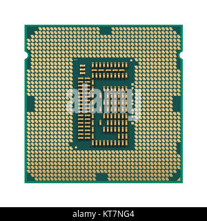 CPU Processeur ordinateur isolé Banque D'Images