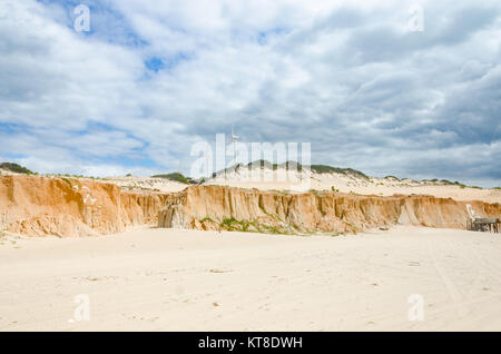 Canoa Quebrada, Brésil, Jul 12, 2017 s'est effondré : Canoa Quebrada beach logo dans l'État de Ceara, Brésil Banque D'Images