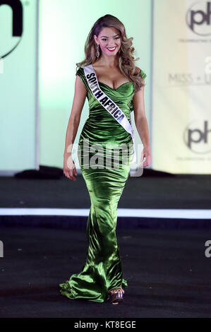 Miss Univers Compétition préliminaire au Planet Hollywood Resort & Casino comprend : Mlle. Demi-Leigh Nel-Peters où l'Afrique du Sud : Las Vegas, Nevada, United States Quand : 21 Nov 2017 Credit : Judy Eddy/WENN.com Banque D'Images