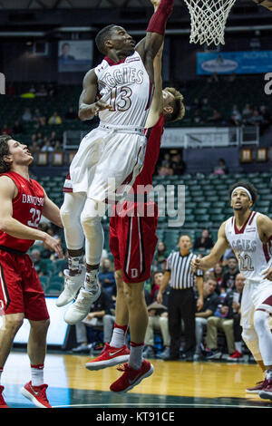 Honolulu, Hawaii. Dec 22, 2017. Au cours de l'action entre les Wildcats de Davidson et le Nouveau Mexique Aggies au Diamond Head 2017 Classic à Stan Sheriff Center à Honolulu, HI Glenn Yoza/ crédit CSM : Cal Sport Media/Alamy Live News Banque D'Images