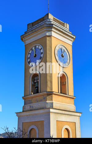 Eglise Notre Dame de l'Assomption à Èze , la tour d'Azur, Alpes Maritimes, France Banque D'Images