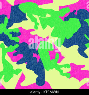 Camouflage background seamless vector illustration. Clas Banque D'Images