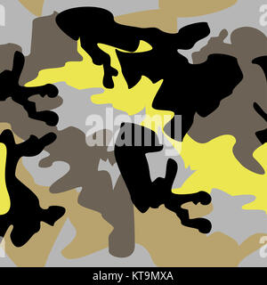 Camouflage background seamless vector illustration. Clas Banque D'Images