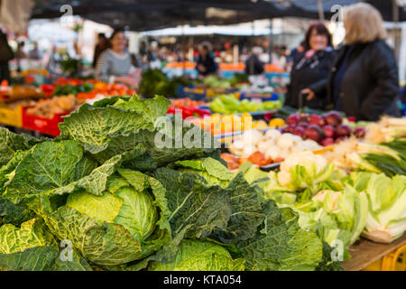 Marché hebdomadaire, Majorque, Îles Baléares, Espagne, Europe Banque D'Images