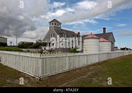 NC01148-00...CAROLINE DU NORD - Station de Sauvetage Chicamacomico musée situé sur l'Outer Banks Rodanthe en. Banque D'Images