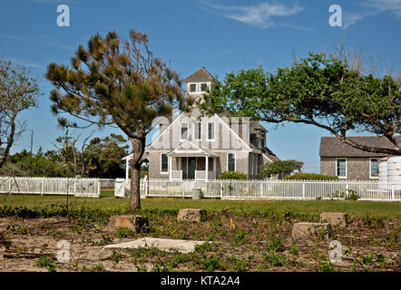 NC01154-00...CAROLINE DU NORD - Station de Sauvetage Chicamacomico musée situé sur l'Outer Banks Rodanthe en. Banque D'Images