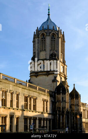 Autour de la ville universitaire de Oxford Décembre 2017 Christ Church college Banque D'Images