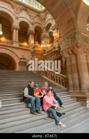 L'état de New York, Albany construction capital Banque D'Images