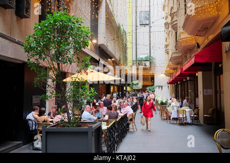 Ash Cave et Restaurant Saint Felix Fêtes Décoration de Noël, Sydney, Nouvelle-Galles du Sud (NSW), l'Australie Banque D'Images