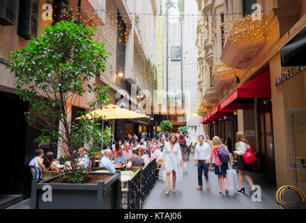 Ash Cave et Restaurant Saint Felix Fêtes Décoration de Noël, Sydney, Nouvelle-Galles du Sud (NSW), l'Australie Banque D'Images