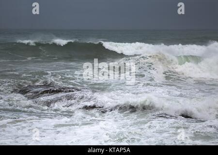 Vagues de tempête Banque D'Images