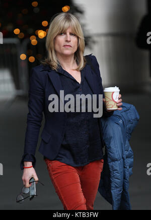 Londres, Royaume-Uni. 17 Décembre, 2017. Rachel Johnson vu à la BBC à Londres Banque D'Images