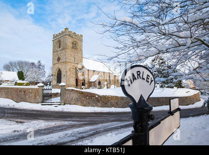 L'église St Mary à Harley, Shropshire. Banque D'Images