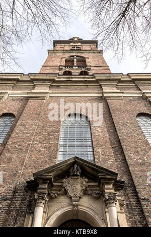 Cepenhagen eglise de Notre Sauveur Banque D'Images