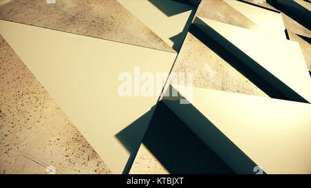 Contexte de l'entreprise composé de triangles réaliste Banque D'Images