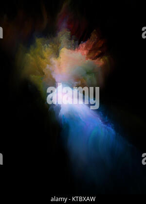 Touche de pinceau fractale Banque D'Images