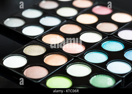 Close-up of Eye Shadow Palette Banque D'Images