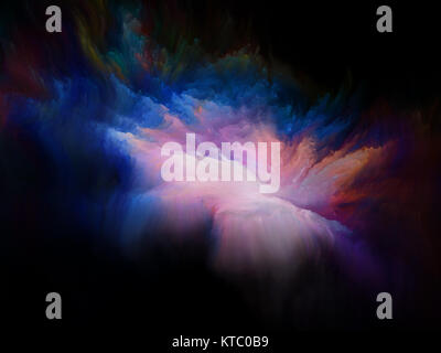 Touche de pinceau fractale Banque D'Images