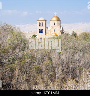 Église orthodoxe grecque à Wadi Al Kharrar salon Banque D'Images