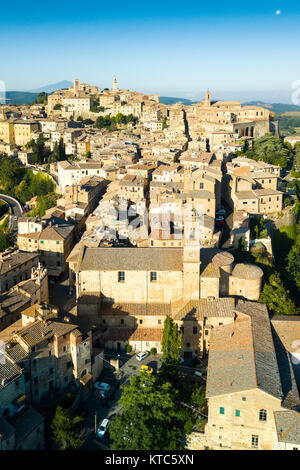 Montepulciano, Val D'Orcia, Toscane, Italie Banque D'Images