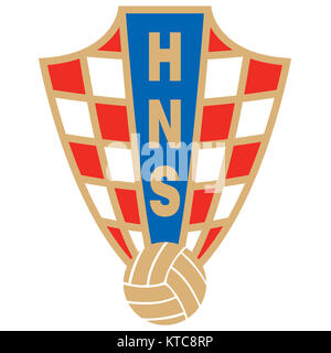 Hrvatski nogometni savez logo Banque D'Images