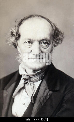 Sir Richard Owen KCB SGRF FRS (1804-1892) en 1860 un portrait. Banque D'Images