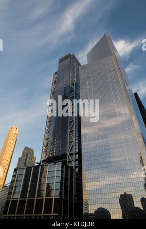 L'architecture moderne au World Trade Center à New York City, USA Banque D'Images