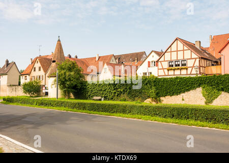 Village historique Kitzingen (Franconie, Bavière) Banque D'Images