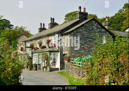 Les Trois Comtés Petite Pub Langdale Parc National de Lake District Banque D'Images