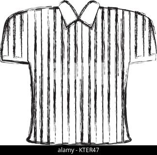 L'icône de chemise de l'arbitre Illustration de Vecteur