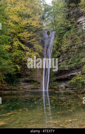 Cascade Erfelek à Sinop province,Turquie. Banque D'Images