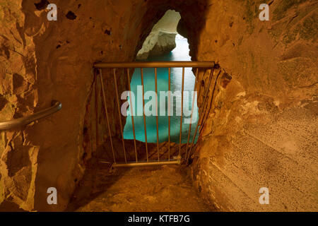 Les grottes de Rosh Hanikra, Israël Banque D'Images
