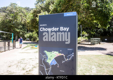 Baie de la chaudrée est située à l'extrémité sud de la péninsule de Port au milieu, dans le nord de Sydney, Nouvelle-Galles du Sud, Australie Banque D'Images