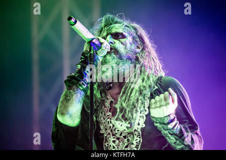 La Norvège, Halden - 22 juin, 2017. Le chanteur et musicien Rob Zombie effectue un concert live au cours de la fête de la musique norvégienne de tonnes de 2017. Banque D'Images