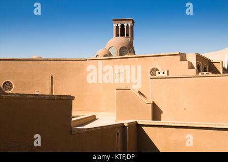 Les toits typiques de la vieille ville de Kashan en Iran central Banque D'Images