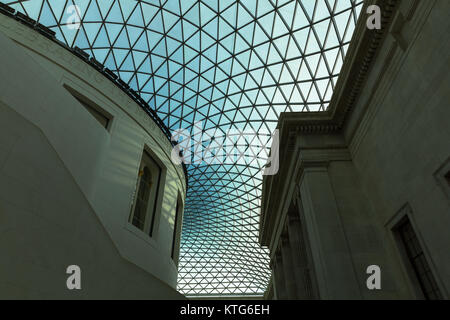 La grande cour à l'intérieur du British Museum - Bloomsbury - Londres, Royaume-Uni Banque D'Images