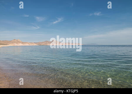 Ensenada de muertos bay à La Paz, Baja California Sur. Le Mexique Banque D'Images