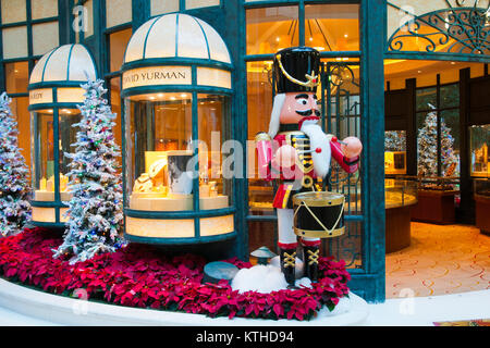 Décoration de Noël à l'intérieur du célèbre hôtel Beau Rivage , Biloxi (Mississippi) Banque D'Images