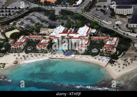 Centres touristiques sur l'île de Curaçao dans les Caraïbes Banque D'Images