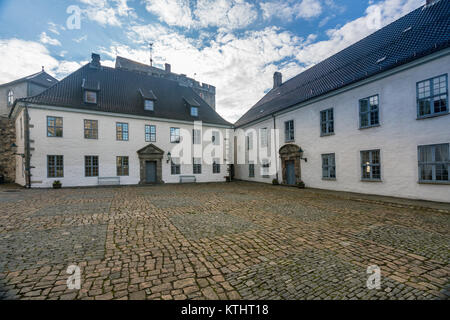 L'intérieur de la tour Rosenkrantz Bergen Bergenhus forteresse en Banque D'Images