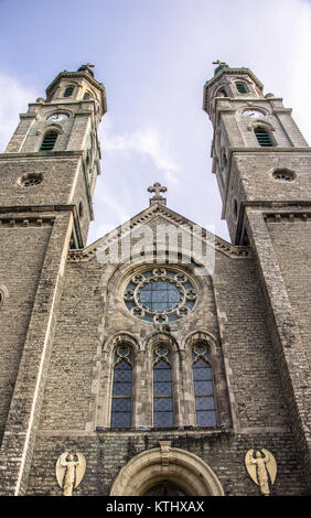 Le jour extérieur stock photo de face de l'église de Saint-stanislas nommé évêque et martyr pour Stanislas de Szczepanow en Afrique du Buffalo, New York Banque D'Images