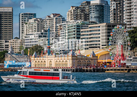 Luna Park Sydney est un parc d'amusement situé à Sydney, New South Wales, Australie Banque D'Images