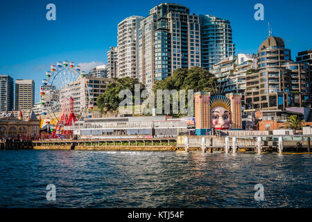 Luna Park Sydney est un parc d'amusement situé à Sydney, New South Wales, Australie Banque D'Images