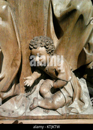 Une représentation détaillée de Saint Luc, de la série 'Beinhart', mettant l'accent sur des détails artistiques complexes. Cette pièce met en valeur le travail habile de l'artiste en capturant le portrait de Saint Luc avec des caractéristiques expressives et un arrière-plan détaillé. Banque D'Images