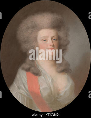 Augusta Maria Carolina van Nassau Weilburg (1764 1802). Nicht van Willem V, Prins van Oranje Nassau, dochter van zijn zuster Carolina Rijksmuseum SK A 410 Banque D'Images