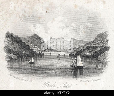 Bala Lake, situé au pays de Galles, est le plus grand lac naturel du pays. C'est un important monument naturel connu pour sa beauté pittoresque et ses possibilités de loisirs. Banque D'Images