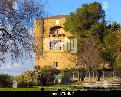 Benavente Castillo de la Mota y Torre del Caracol (Parador Nacional de Benavente) 19 Banque D'Images